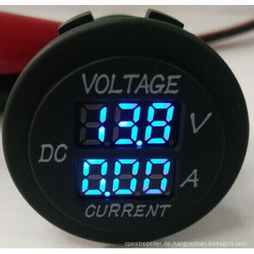 DC 8-32V Digital Voltmeter Motorrad ATV Auto LKW Wohnmobil Boot Yacht 36mm